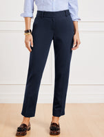 Hampshire Straight Ankle Pants - Ponte