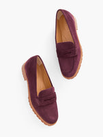 Cassidy Suede Penny Loafers
