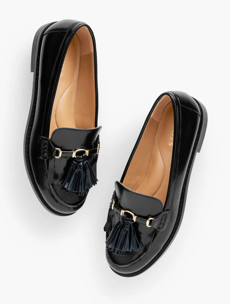 Laura Tassel Leather Loafers