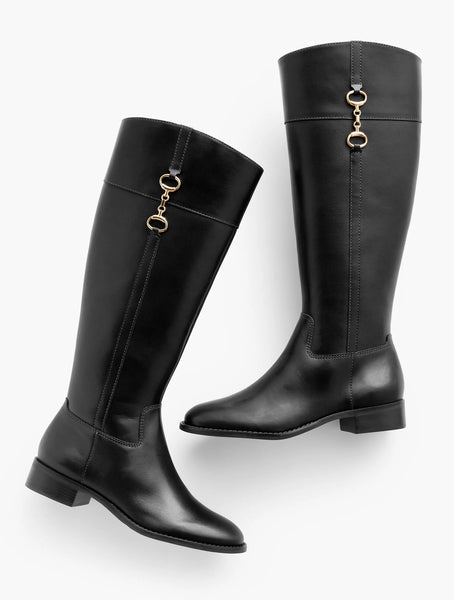 Tish Bit Riding Boots - Extended Calf