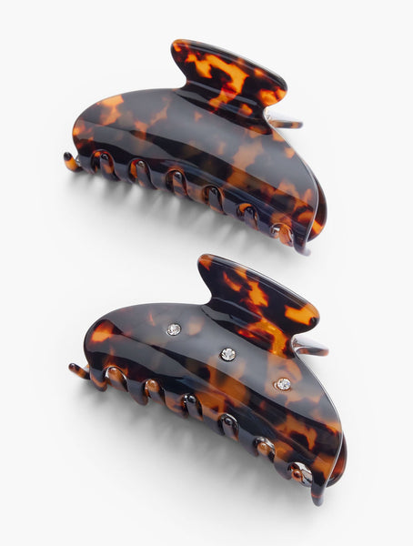 Tortoiseshell Claw Clip Set
