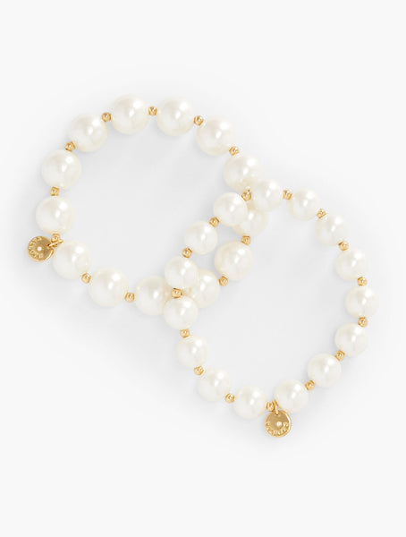 Sabine Pearl Stretch Bracelet Set