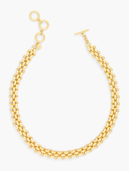 Rolo Mesh Chain Necklace