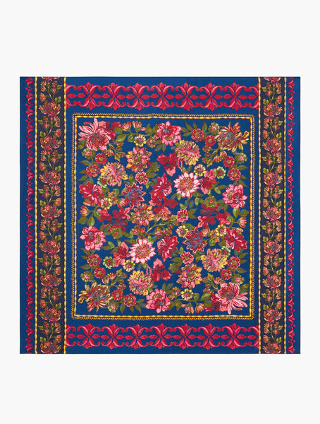 Stunning Floral Square Scarf