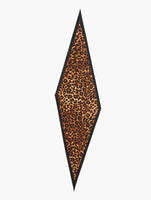 Leopard Silk Diamond Scarf
