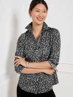Non-Iron Perfect Shirt - Fiery Leopard
