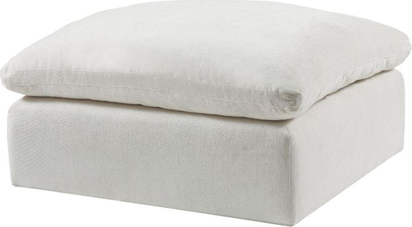 Naveen Ottoman Ivory Linen