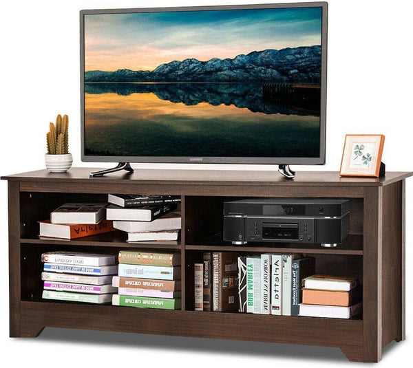 Contemporary TV Stand for up to 60-inch TV in Espresso Finish