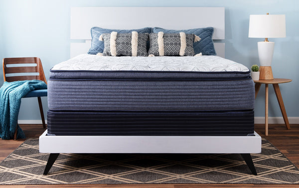 Stardust Queen Plush Standard Mattress Set