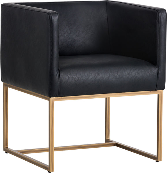 Kwan Lounge Chair - Vintage Black Black