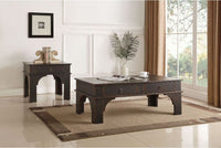 Elvira End Table Antique Espresso