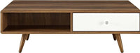 Transmit Coffee Table Walnut And White