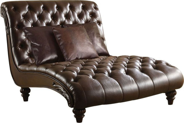 Anondale Chaise 2-Tone Brown