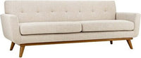 Engage Upholstered Fabric Sofa Beige