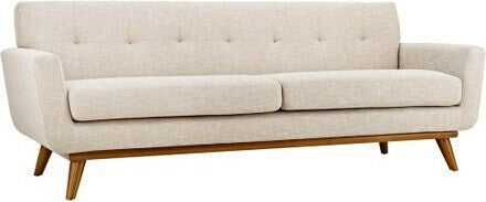 Engage Upholstered Fabric Sofa Beige