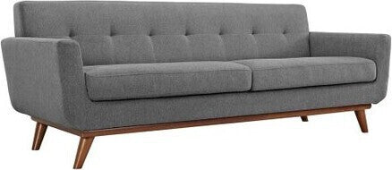 Engage Upholstered Fabric Sofa Expectation Gray
