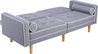 Milton Convertible Sleeper Sofa Light Gray