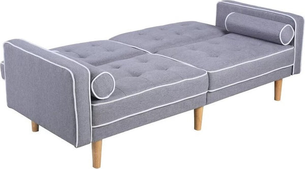 Milton Convertible Sleeper Sofa Light Gray