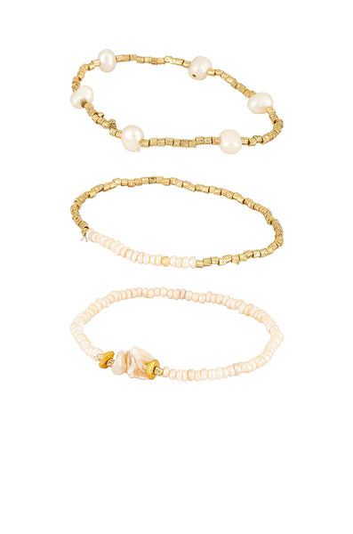 Amber Sceats Pearl Bracelet Set