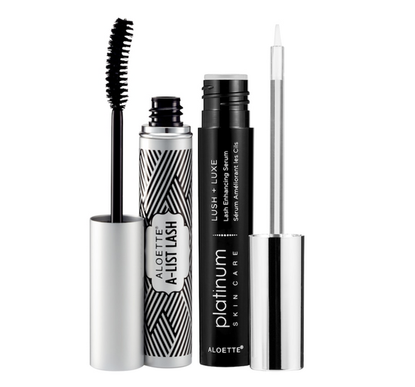 Aloette Lush & Luxe Lash Serum with A-List Mascara