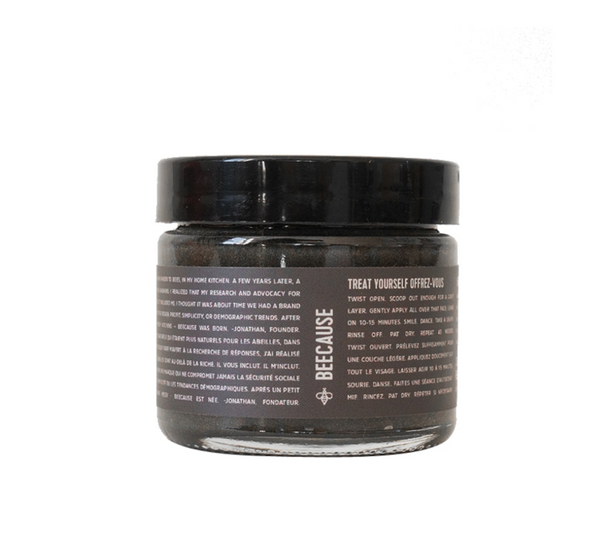 BeeCause Charcoal & Clay Face Mask