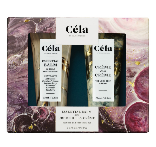 Cela Essential Balm and Creme de la Creme Multi-Use Oil & Body Cream Duo