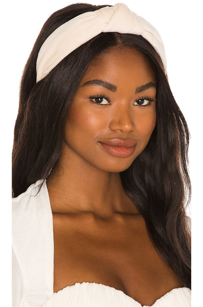Lele Sadoughi Soft Waffle Knotted Headband