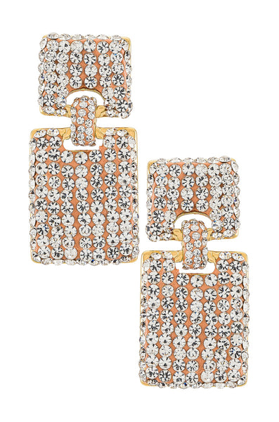 Lele Sadoughi Crystal Victoria Earrings