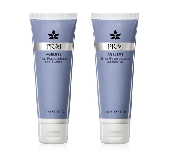 PRAI Beauty Ageless Throat Microdermabrasion Skin Resurfacer Duo