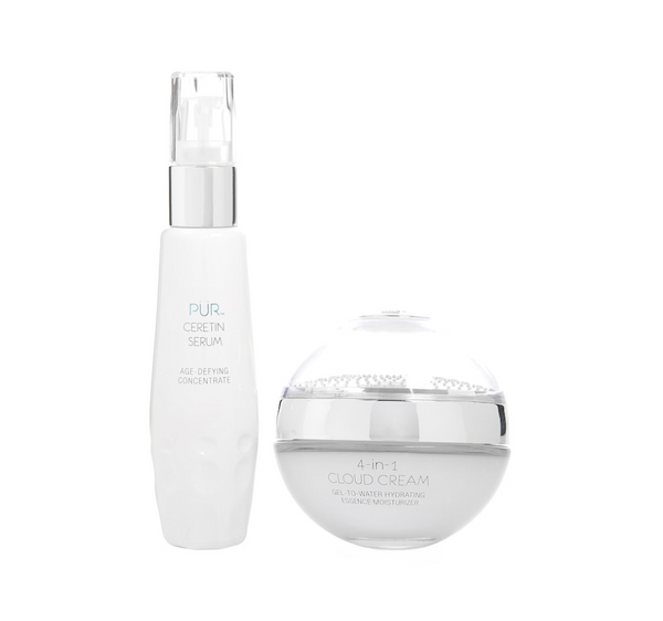 PÜR 4-in-1 Cloud Cream Moisturizer with Ceretin Serum Bundle