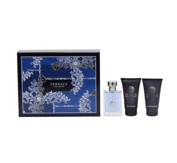Versace Pour Homme Spray, After Shave Balm & Shampoo