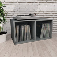 Vinyl Storage Box Gray 28"x13.4"x14.2" Chipboard Gray