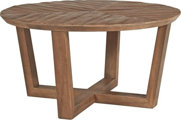 Pocola Cross Legs Coffee Table Brown