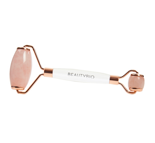 BeautyBio Rose Quartz Dual Ended Roller