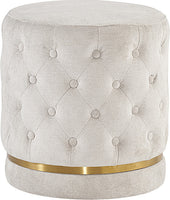 Nevada Swivel Ottoman - Polo Club Muslin Cream