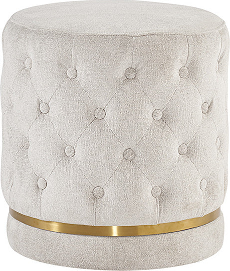 Nevada Swivel Ottoman - Polo Club Muslin Cream