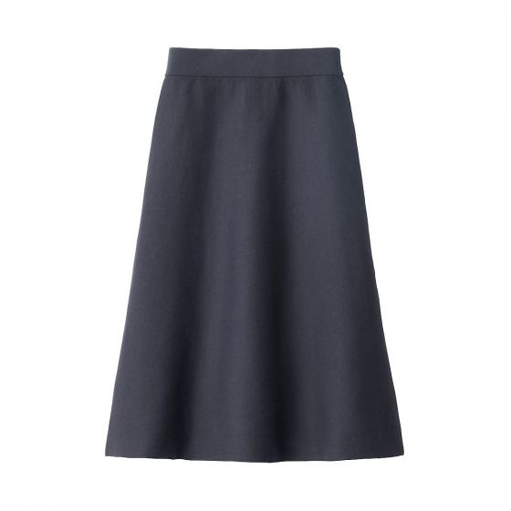 Double Face Flared Skirt
