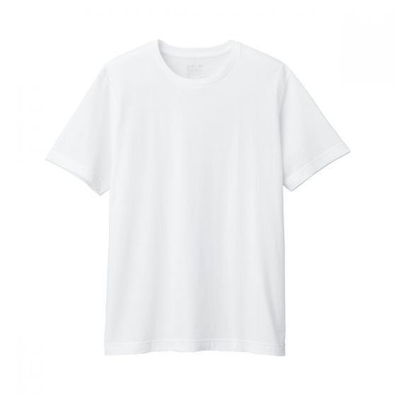 Organic Indian Cotton Jersey Crew Neck Short Sleeve T-Shirt