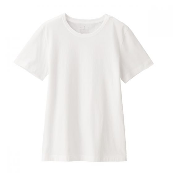 Organic Indian Cotton Jersey Crew Neck Short Sleeve T-shirt